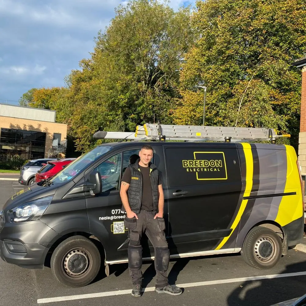 Breedon Electrical - Neale and his Van